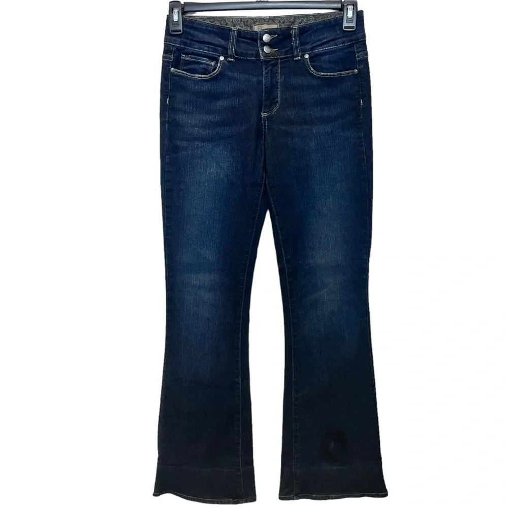Paige H H Boot Bootcut Dark Wash Jeans - Picture 4 of 14